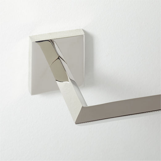 Blaine Polished Nickel Wall-Mounted Toilet Paper Holder
