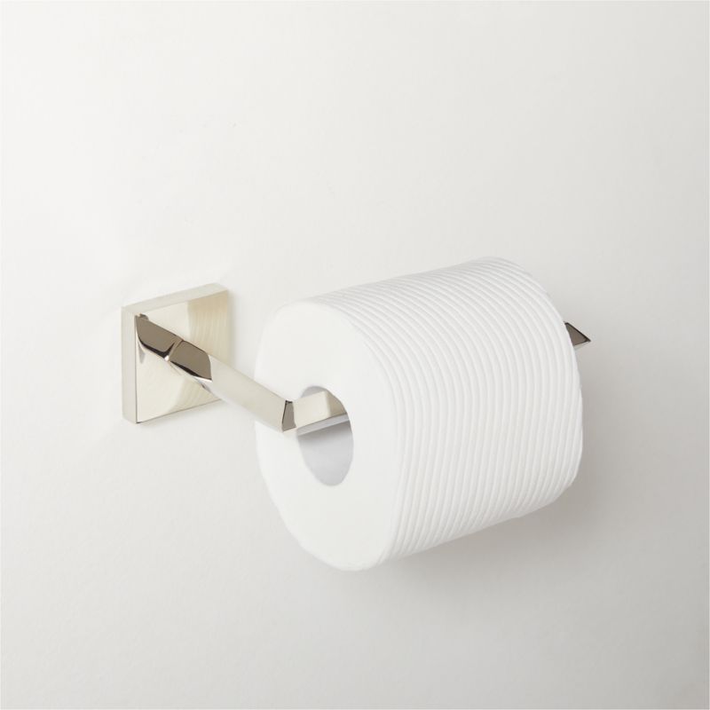 Blaine Polished Nickel Wall Mount Toilet Paper Holder - image 1 of 4