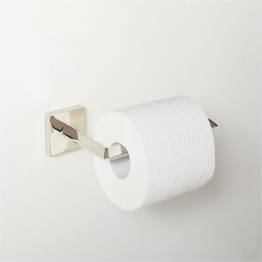 Blaine Polished Nickel Wall-Mounted Toilet Paper Holder