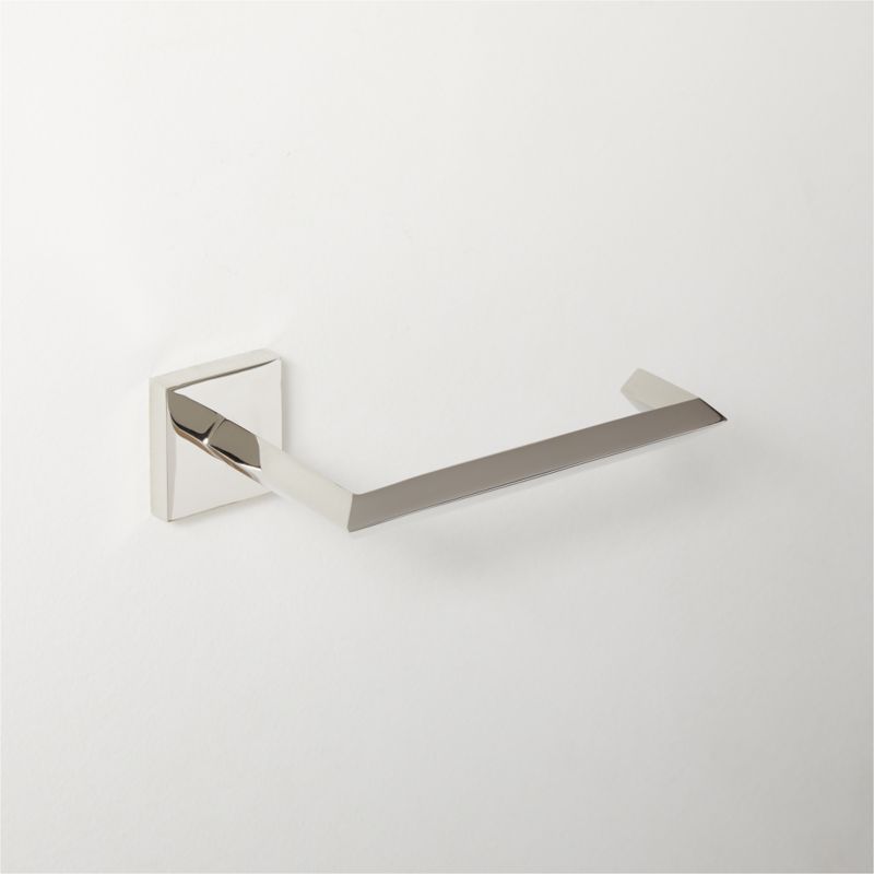 Blaine Polished Nickel Wall Mount Toilet Paper Holder - image 0 of 4