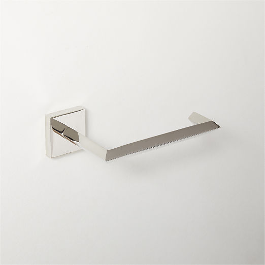 Blaine Polished Nickel Wall Mount Toilet Paper Holder