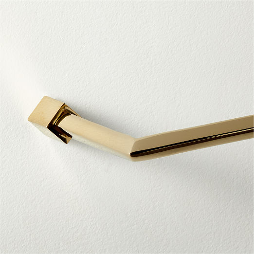 Blaine Unlacquered Brass Towel Bars