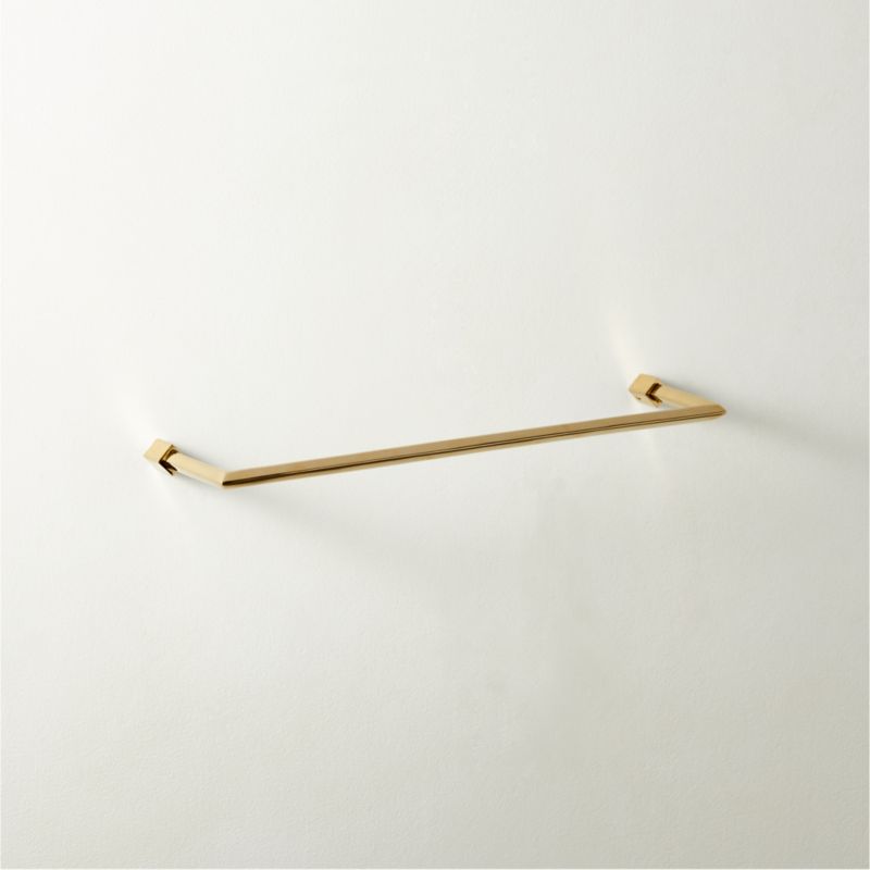 Elements of Design Milano 18-in Antique Brass Wall Mount Single Towel Bar