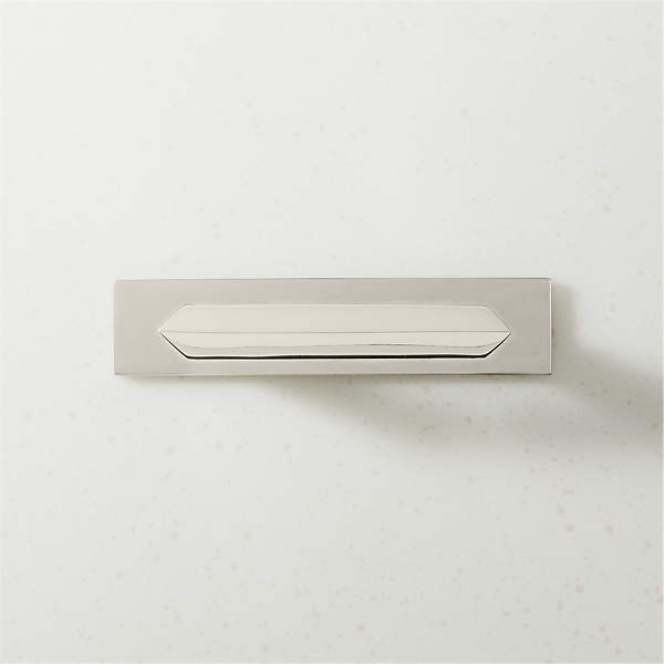 Blaine Brushed Brass Modern Handles with Back Plate