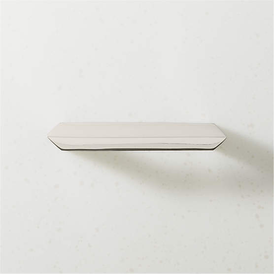 Nicolo Knurled Polished Nickel Handles CB2