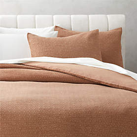 copper color duvet cover