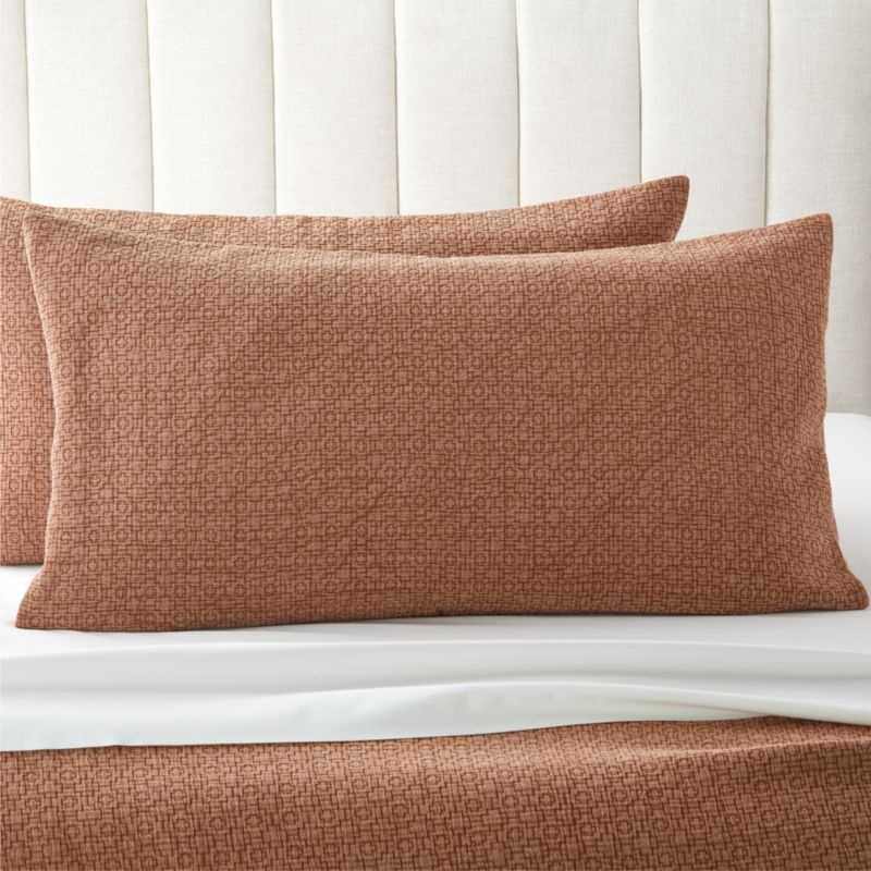 View Blair Copper Stonewash King Shams Set of 2 details