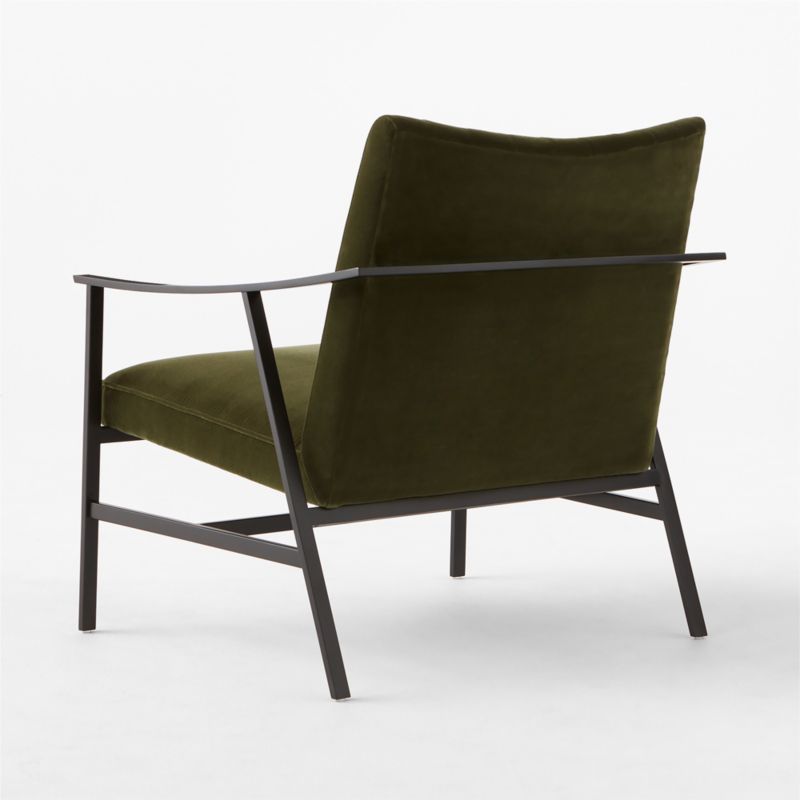 Blair Green Velvet Accent Chair by Paul McCobb - image 10 of 11