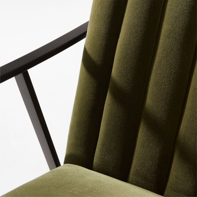 Blair Green Velvet Accent Chair by Paul McCobb - image 11 of 11