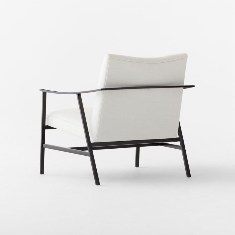 Blair White Performance Fabric Accent Chair by Paul McCobb - image 7 of 10