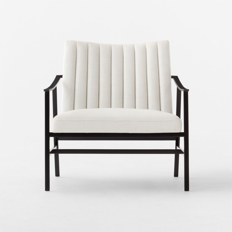 Blair White Performance Fabric Accent Chair by Paul McCobb - image 4 of 10