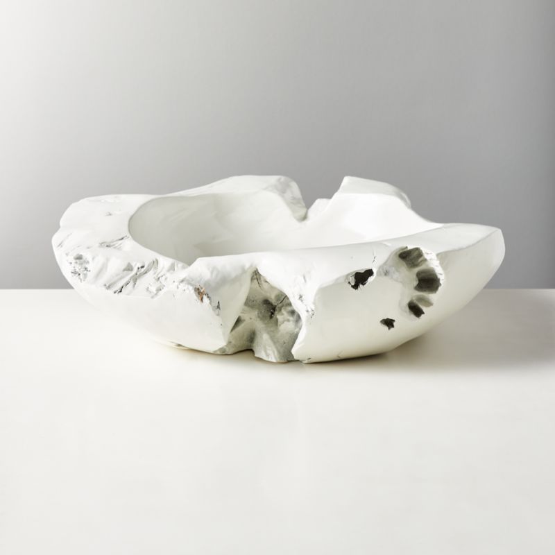 View Blanc Lacquered Teak Bowl details