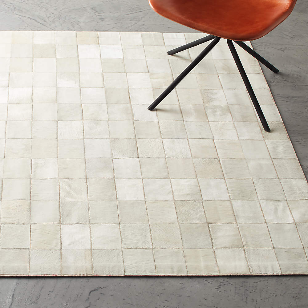 Blanchette Hide Rug Cb2