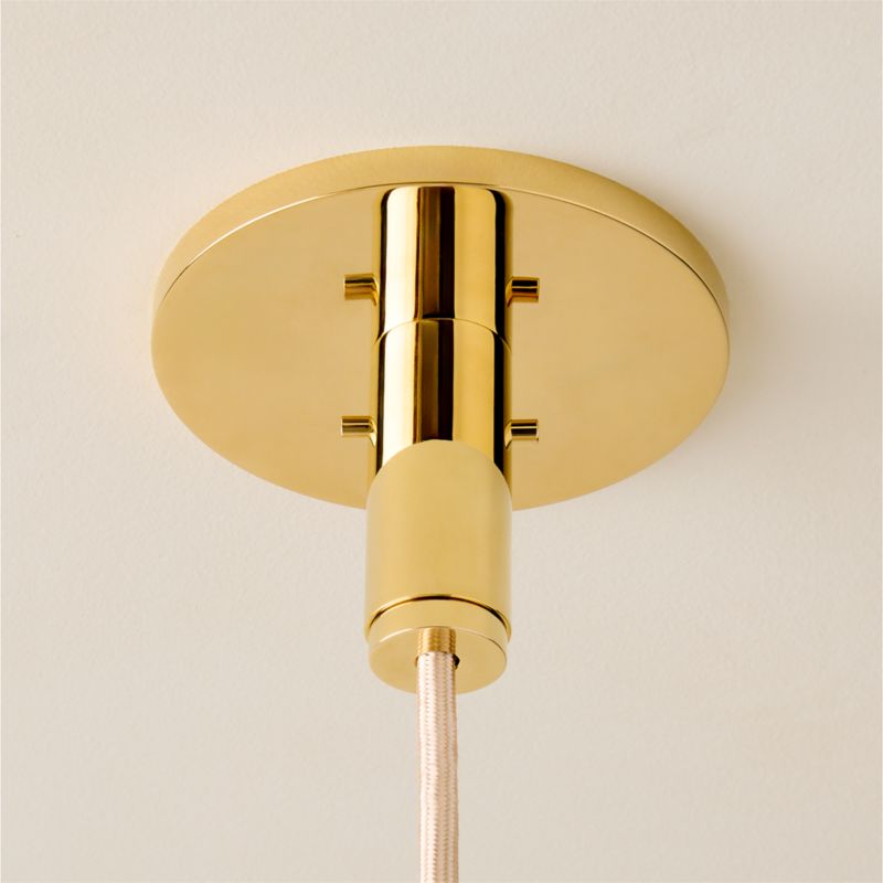 Blisse Natural Linen Pendant Light by goop - image 6 of 12