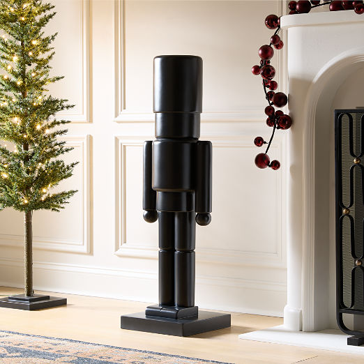 Black Cement Indoor/Outdoor Toy Soldier Figure 40"
