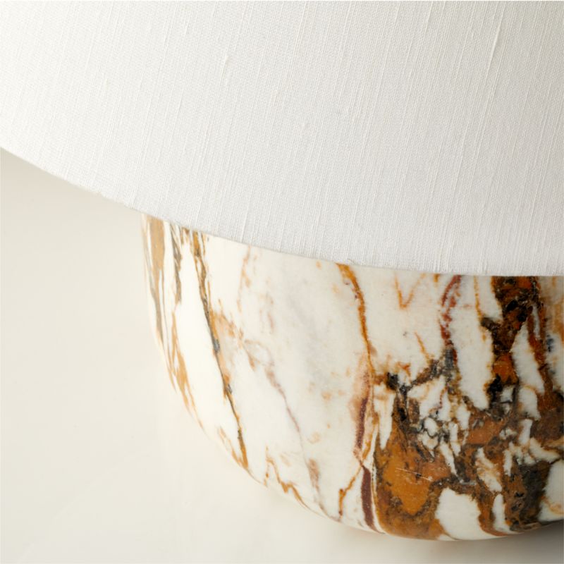 Block Golden Calacatta Marble Table Lamp - image 3 of 11