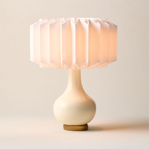 Blomst Enamel Table Lamp by Andreas Hansen 15.7"