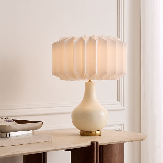 Blomst Enamel Table Lamp by Andreas Hansen 15.7"