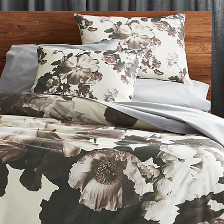 Blooma Floral Full Queen Duvet Cover Reviews Cb2