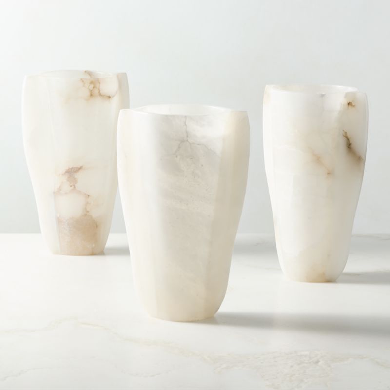 Blossom Alabaster Vase by Casa Dean by Swizz Beatz - image 3 of 5