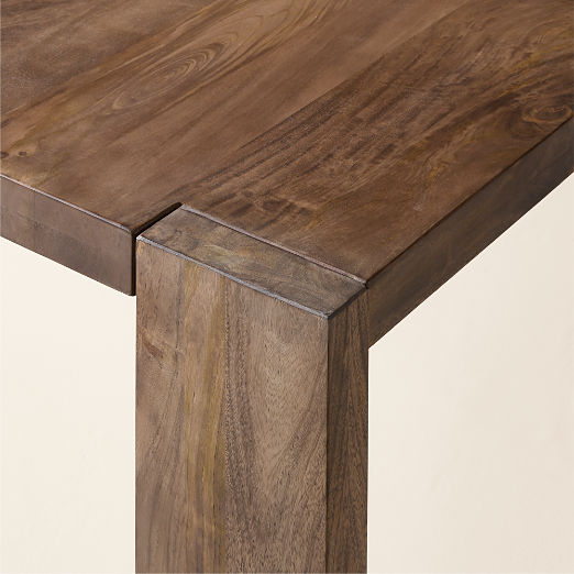 Blox 91" Rectangular Brown Wood Dining Table