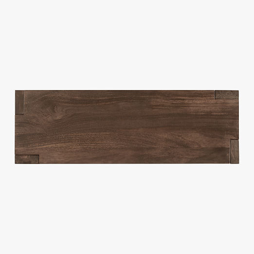 Blox 50" Brown Wood Bench