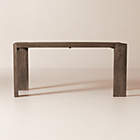 Daybreak 72" Rectangular Dark Ash Wood Dining Table