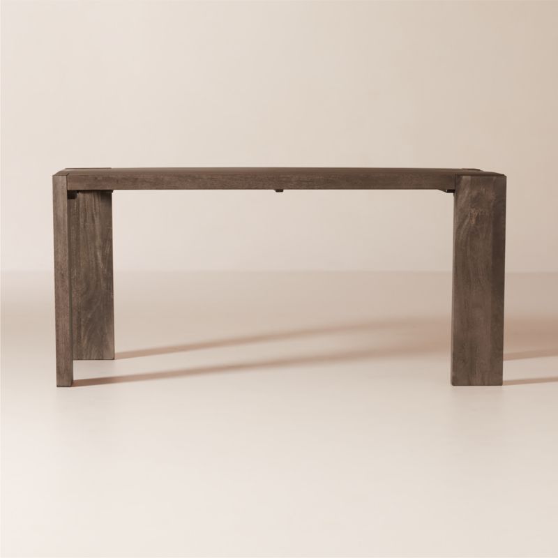 Blox 50" Brown Wood Bench