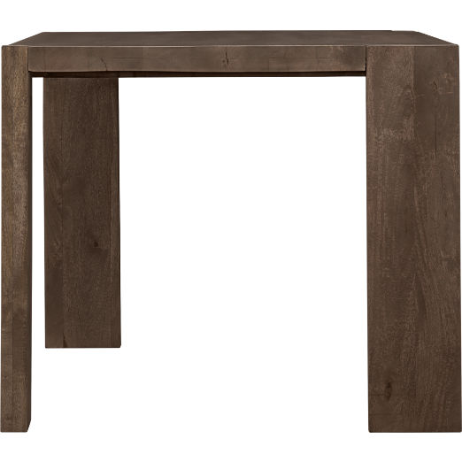 Blox 63" Rectangular Brown Wood Dining Table