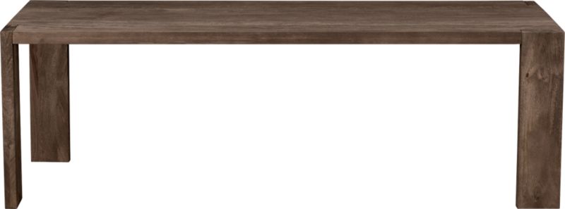 Blox 91" Rectangular Brown Wood Dining Table - image 4 of 15