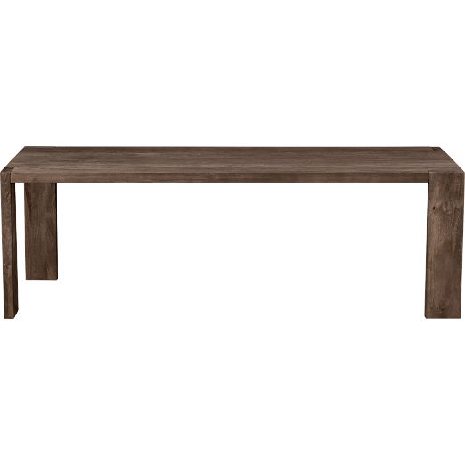 Blox 91" Rectangular Brown Wood Dining Table