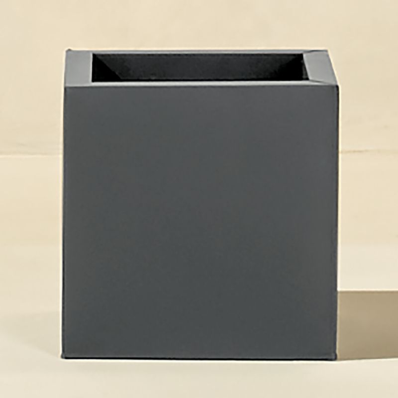 Blox Square Charcoal Galvanized Steel Indoor/Outdoor Planter Small - image 0 of 7