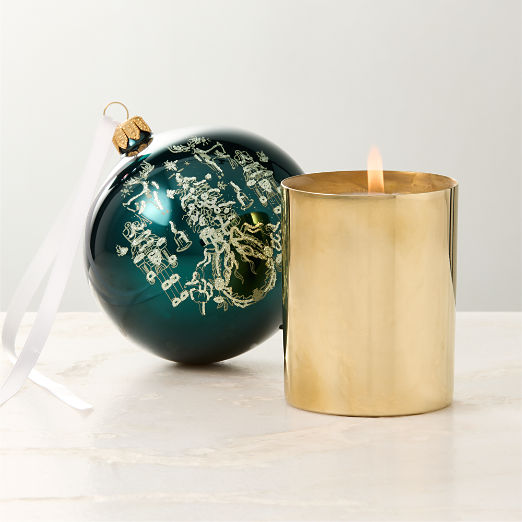 Balsam + Fir Candle & Nutcracker Kingdom Ornament Gift Bundle