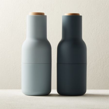 2-Piece Blue Salt and Pepper Grinder Set