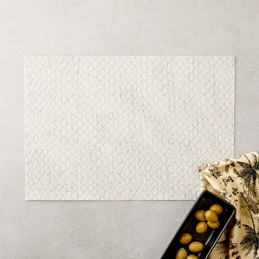 Boa Reversible White Placemat