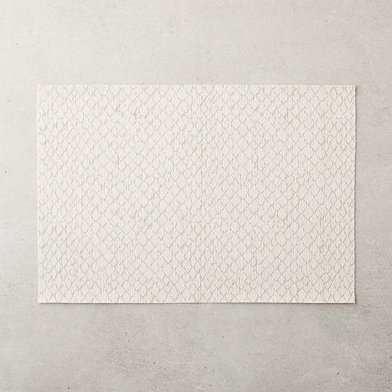 Boa Reversible White Placemat