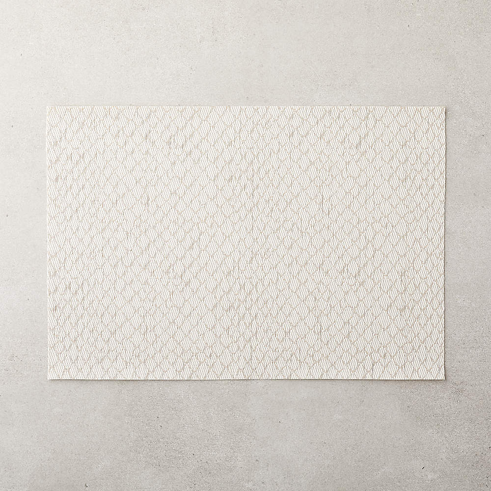 Boa Reversible White Placemat