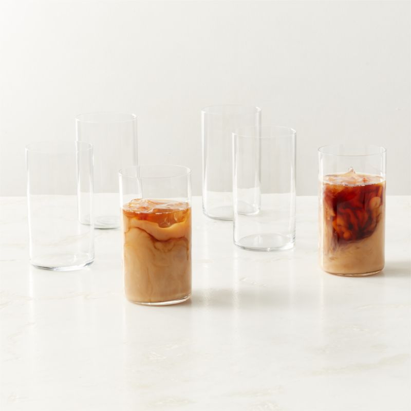 Boaz Clear Cooler Glasses Set of 6 - image 0 of 3