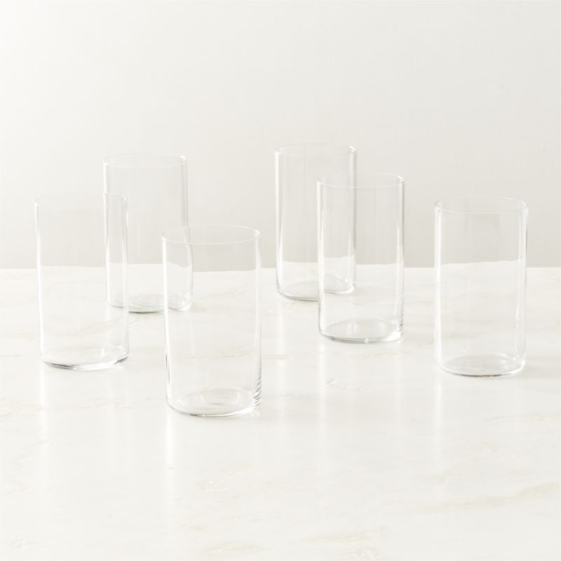 Boaz Clear Cooler Glasses Set of 6 - image 1 of 3