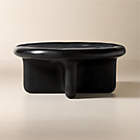 Davison 40" Fluted Round Oak Coffee Table