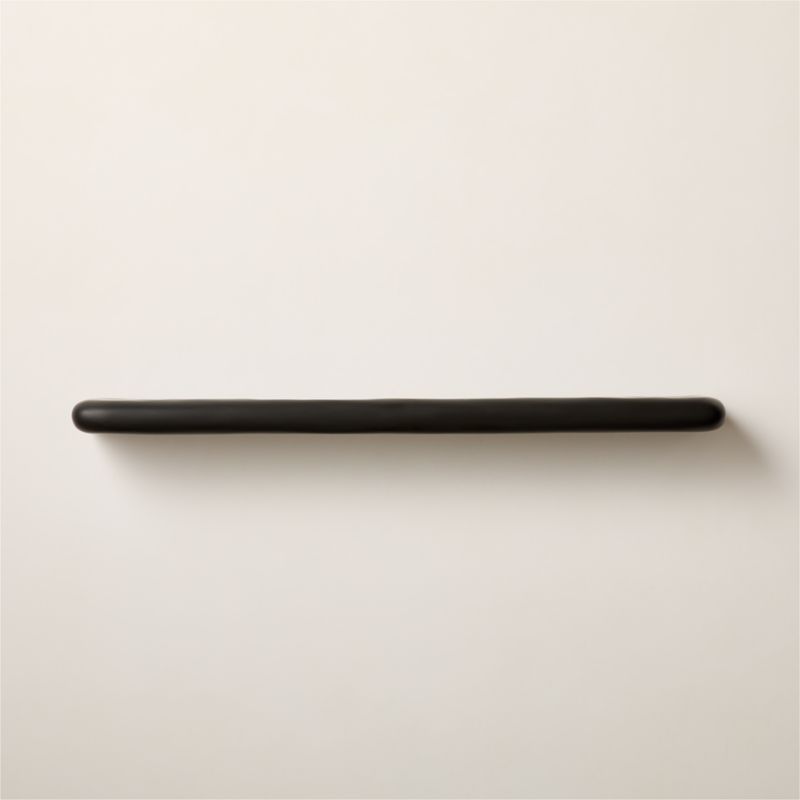 Bodene Black Resin Wall Shelf 48" - image 0 of 5