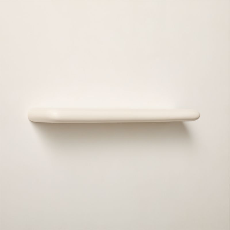 Bodene White Resin Wall Shelf 36" - image 3 of 6