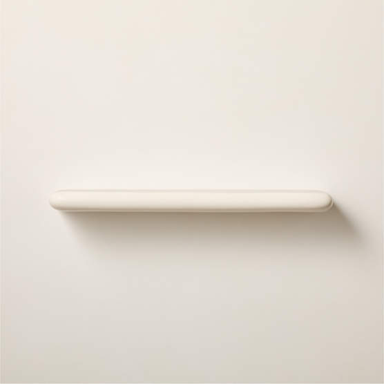 Bodene White Resin Wall Shelf 36"