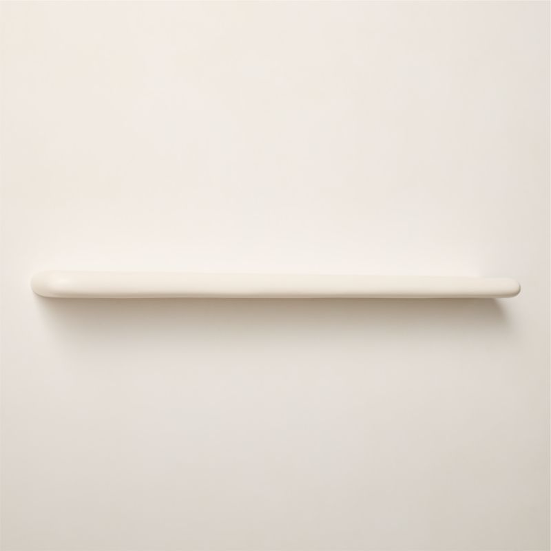 Bodene White Resin Wall Shelf 60" - image 3 of 6