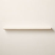 Bodene White Resin Wall Shelf 36"
