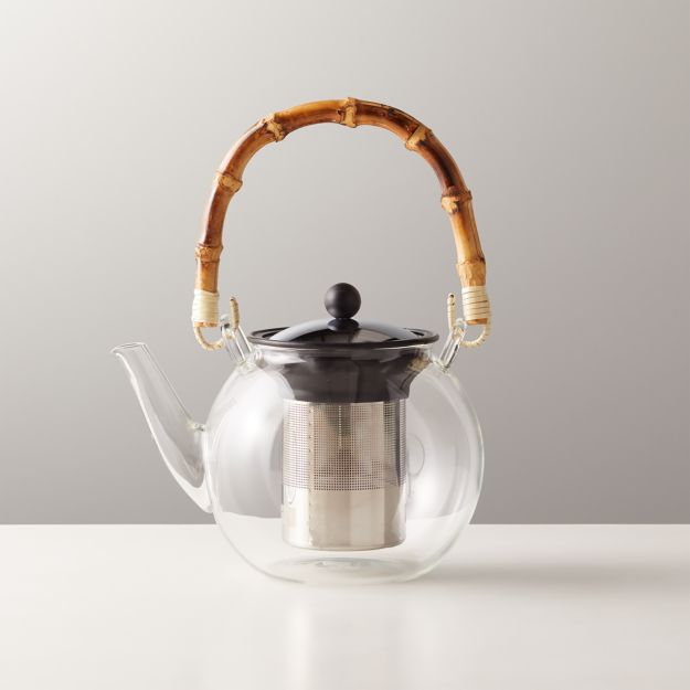 Bodum Assam Tea Press with Bamboo Handle | CB2