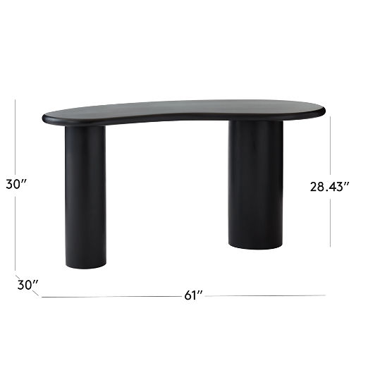 Bohne Black Resin Desk