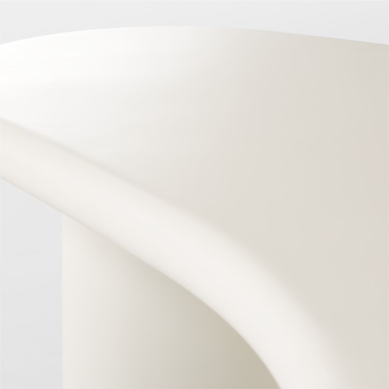 Bohne White Resin Desk - image 9 of 11