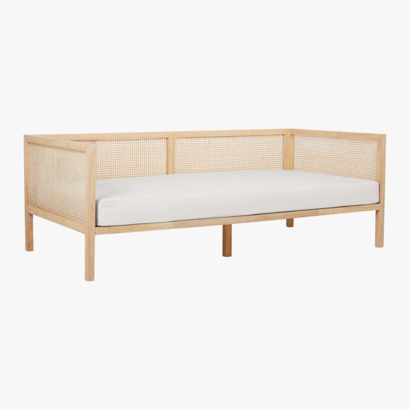 Boho Natural Daybed with Mattress Cover Biba Parchment CB2 Canada