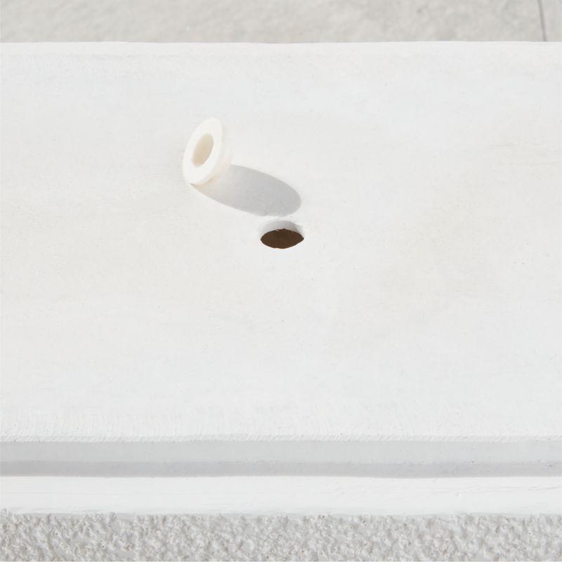 Boka Rectangular White Indoor/Outdoor Planter - image 4 of 6